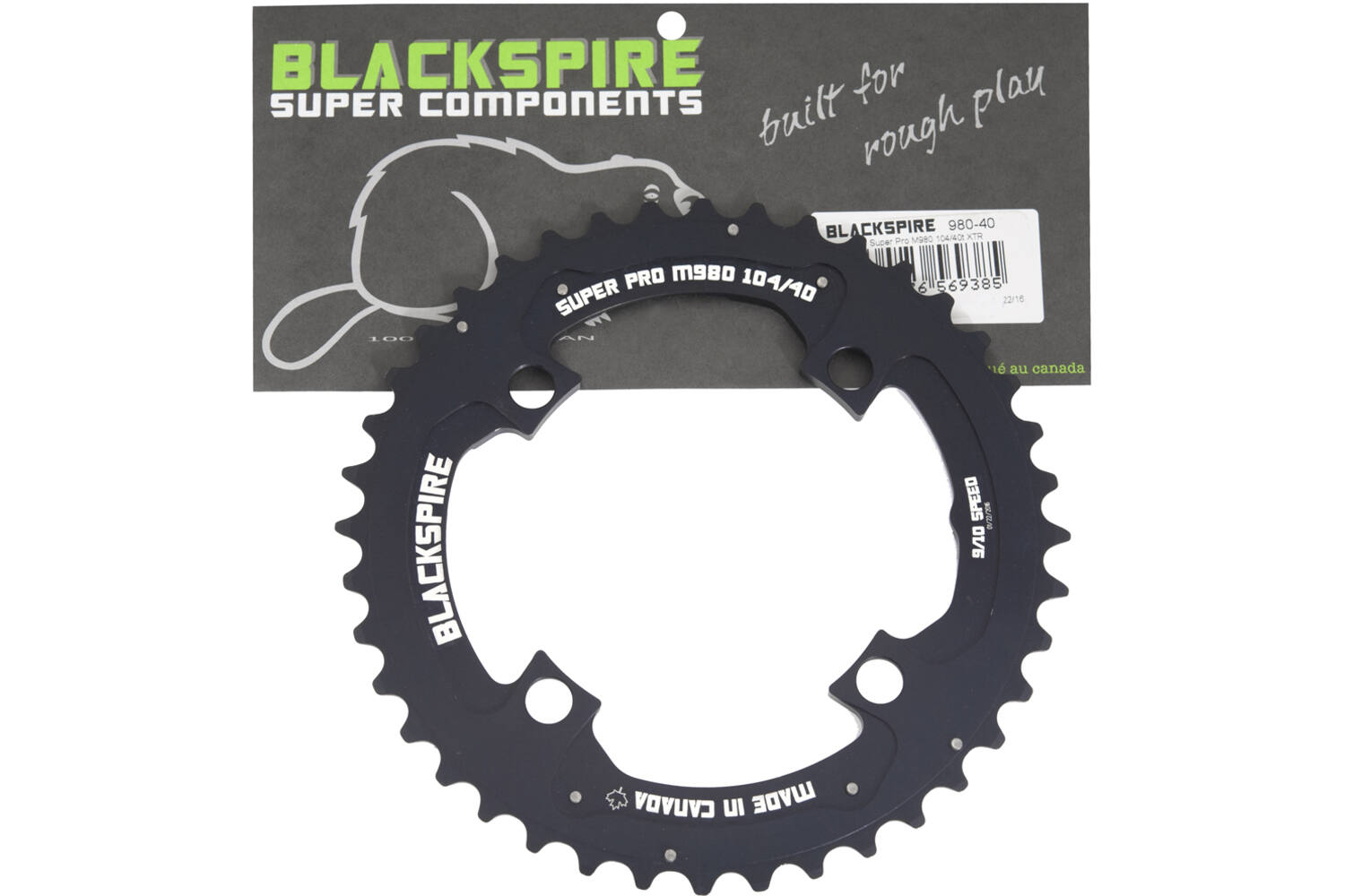 Blackspire - kettingblad mtb super pro xtr fc-m980 104bcd 40t.