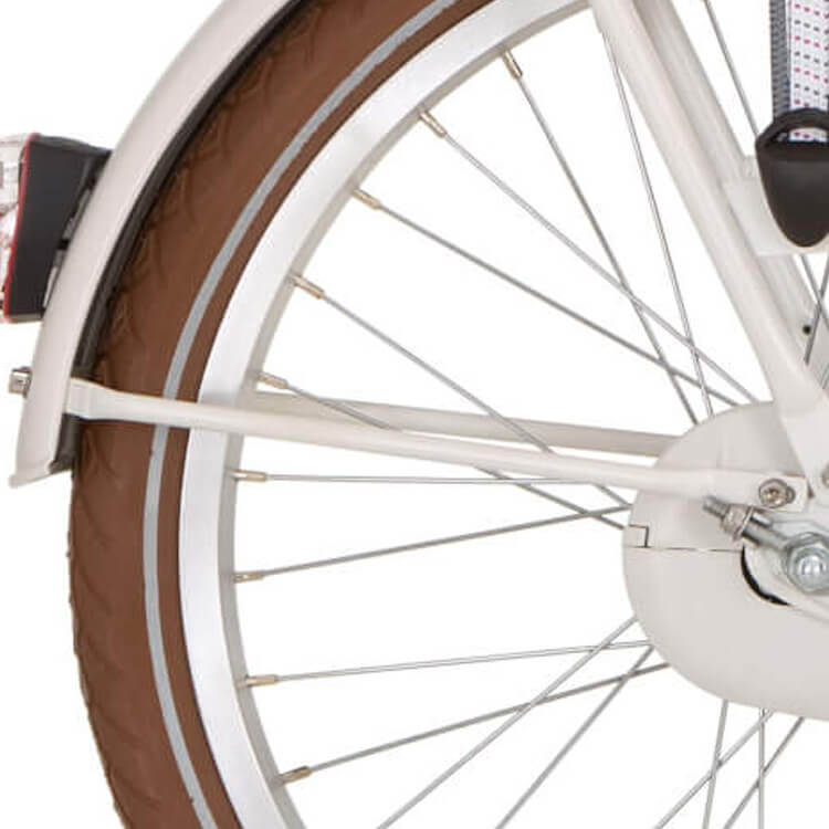 Alpina Spatbordstang set 22 Cargo krijtwit mat