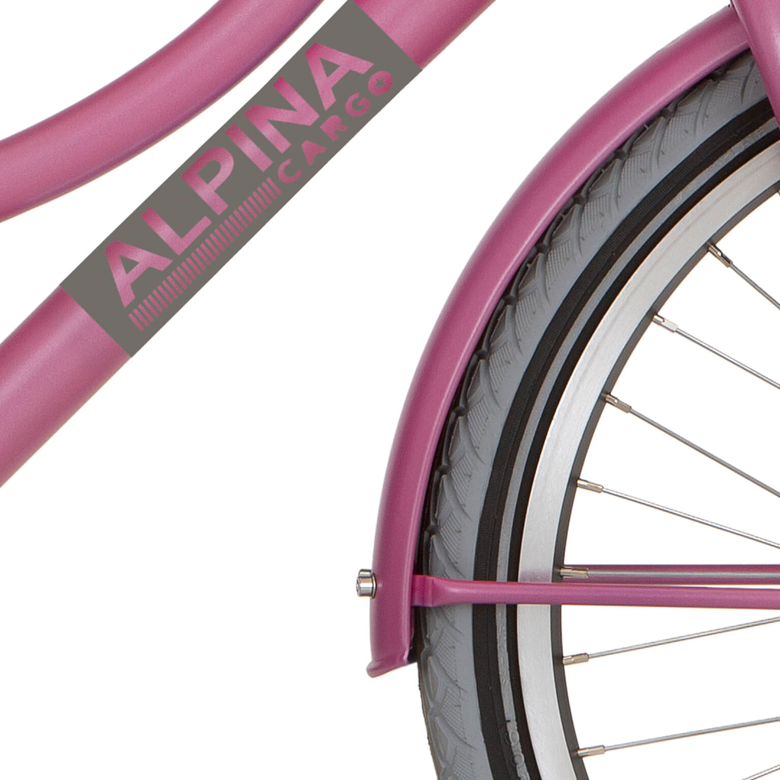 Alpina Spatbord set 22 Cargo fuchsia roze mat