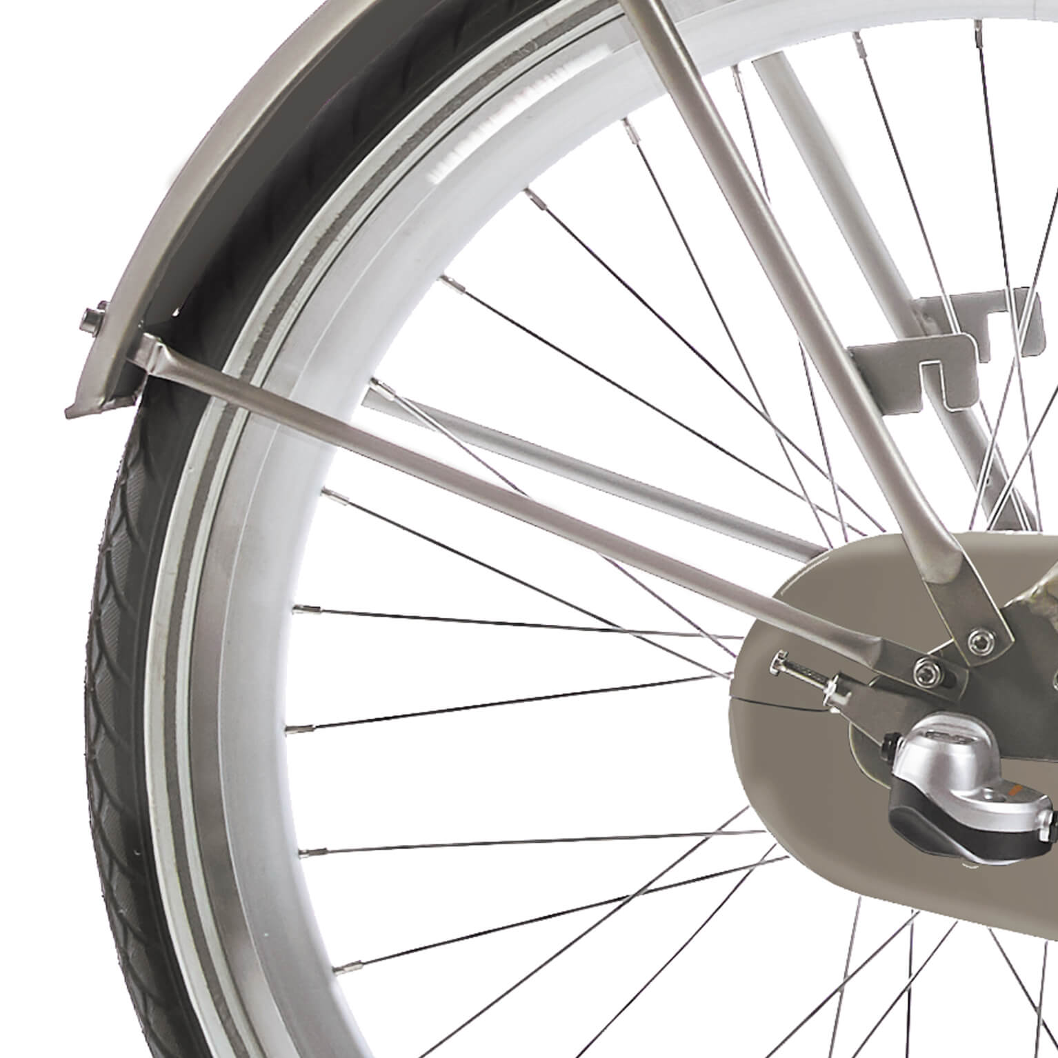 Alpina Spatbordstang set 24 Clubb goud met mat