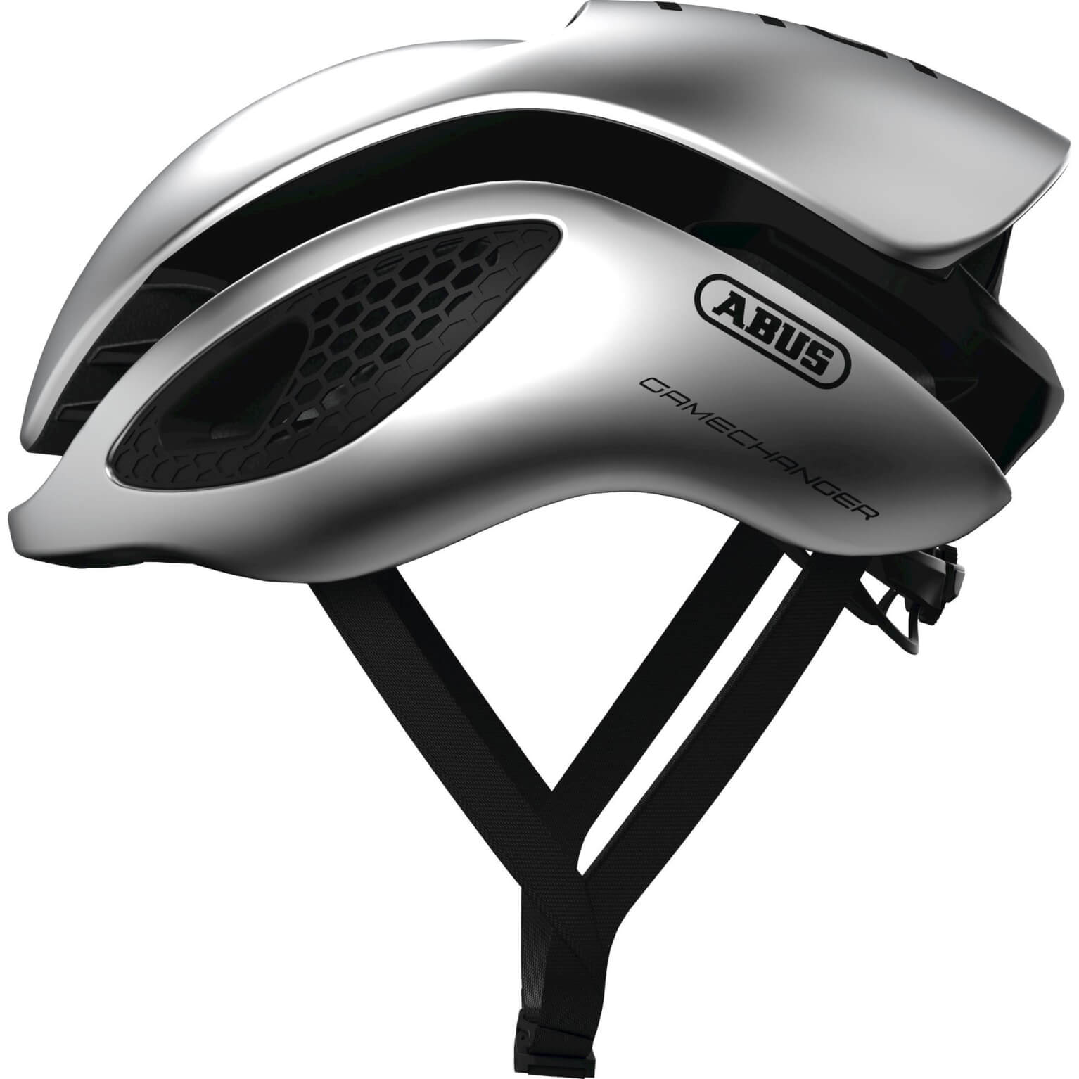 Abus Helm GameChanger glans Zilver S 51-55cm