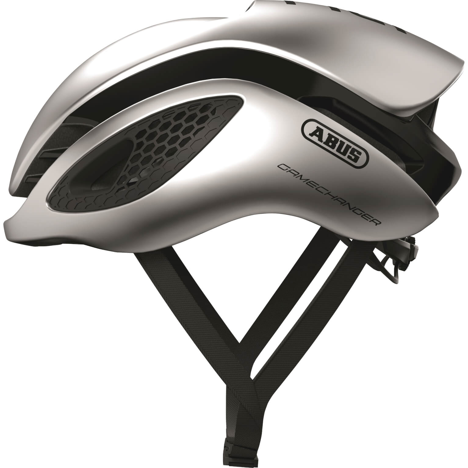 Abus Helm GameChanger glans Zilver L 59-62cm