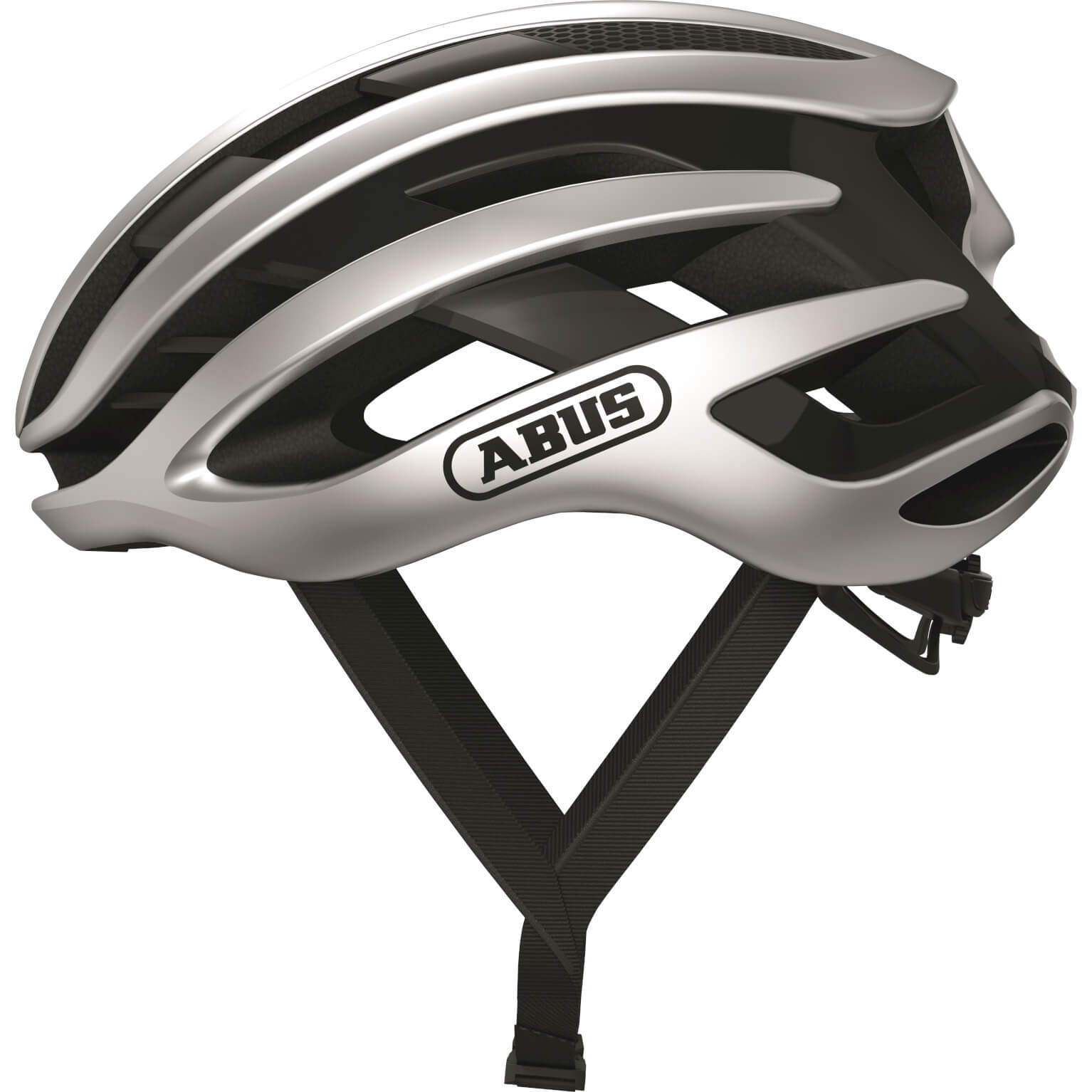 Abus Helm AirBreaker glans Zilver S 51-55cm