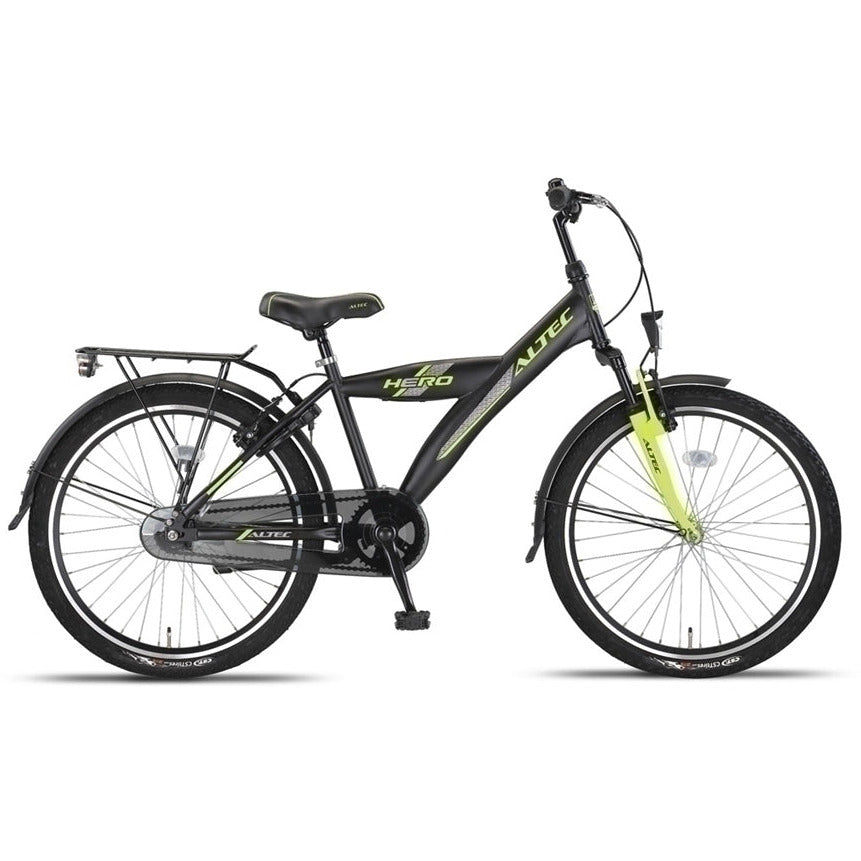 Altec Hero 24 inch jongensfiets Lime Green