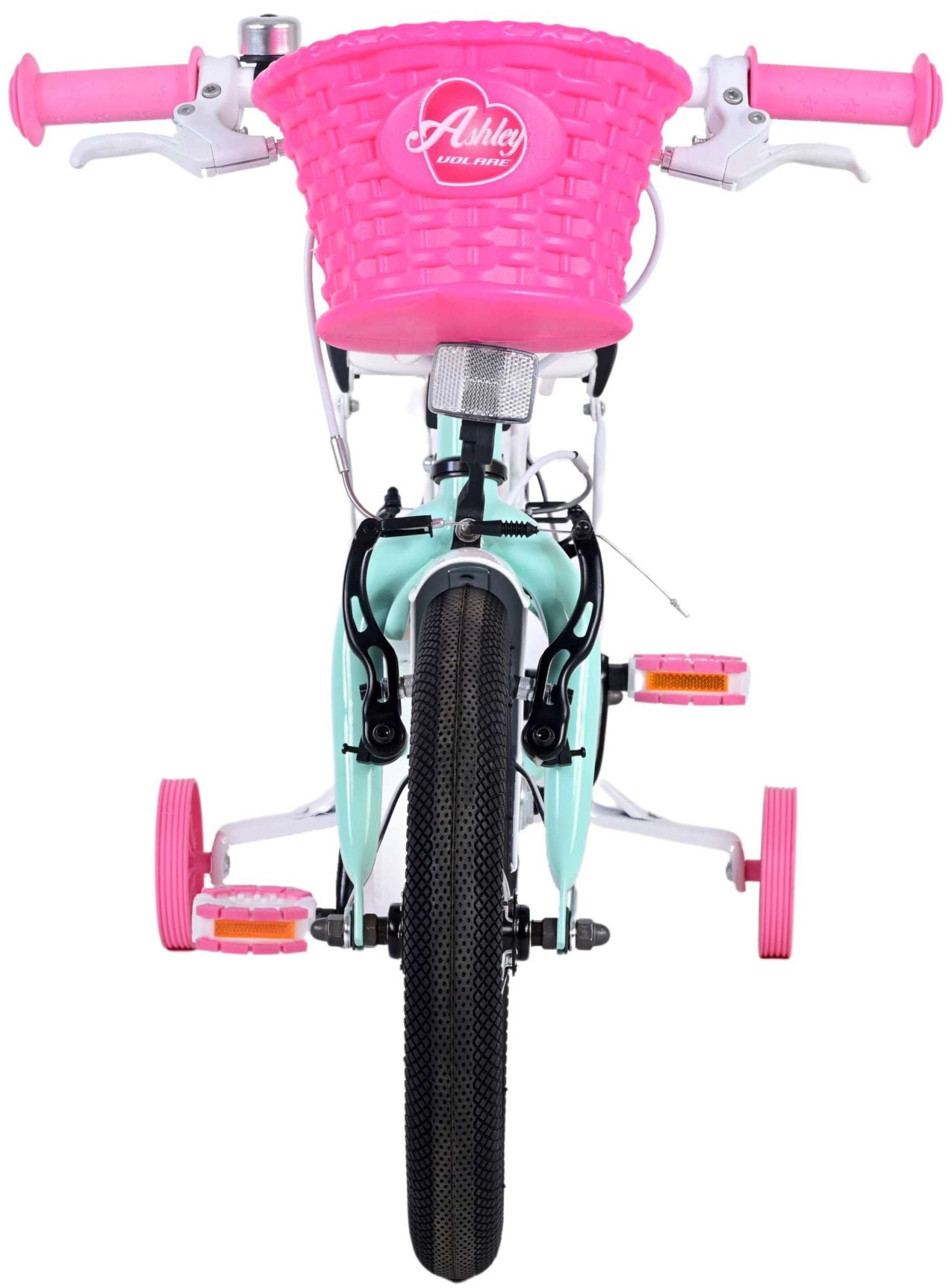 Volare Ashley Kinderfiets - Meisjes - 14 inch - Groen - Twee Handremmen