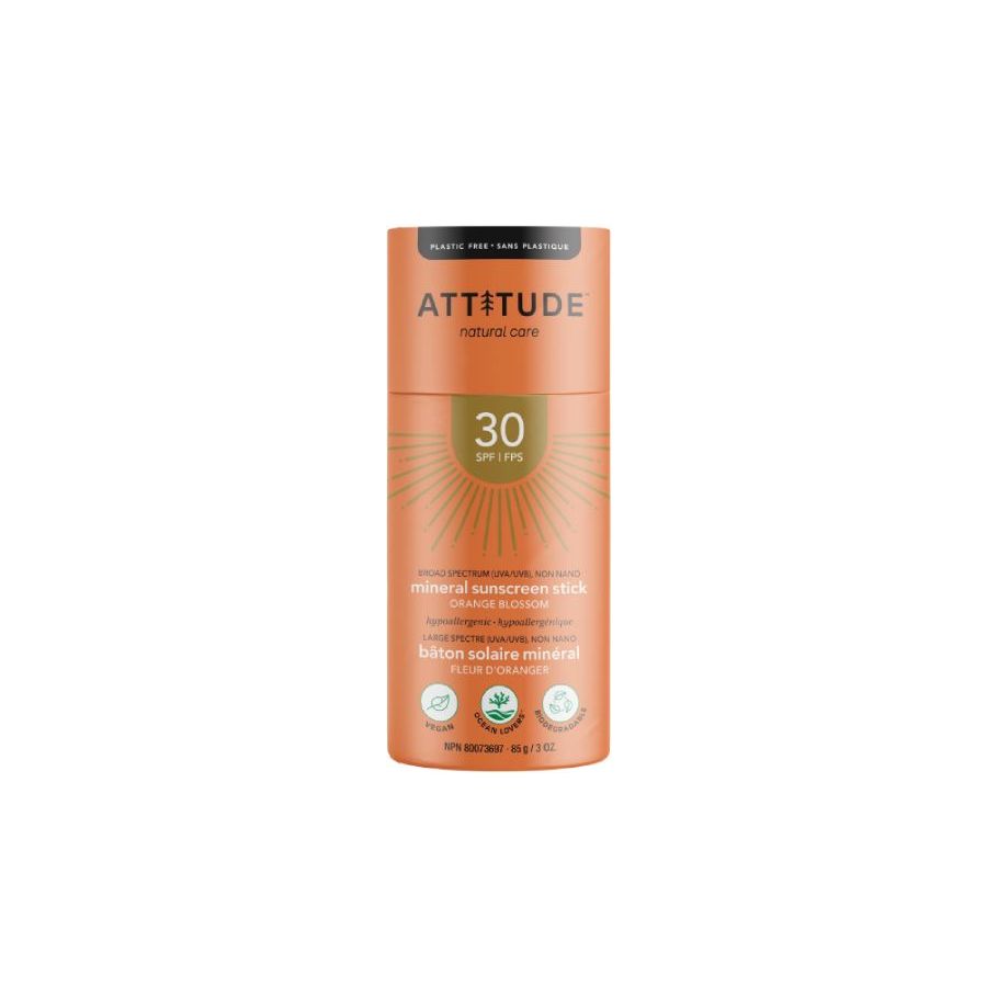 Attitude Zonnebrandstick SPF 30 Oranjebloesem