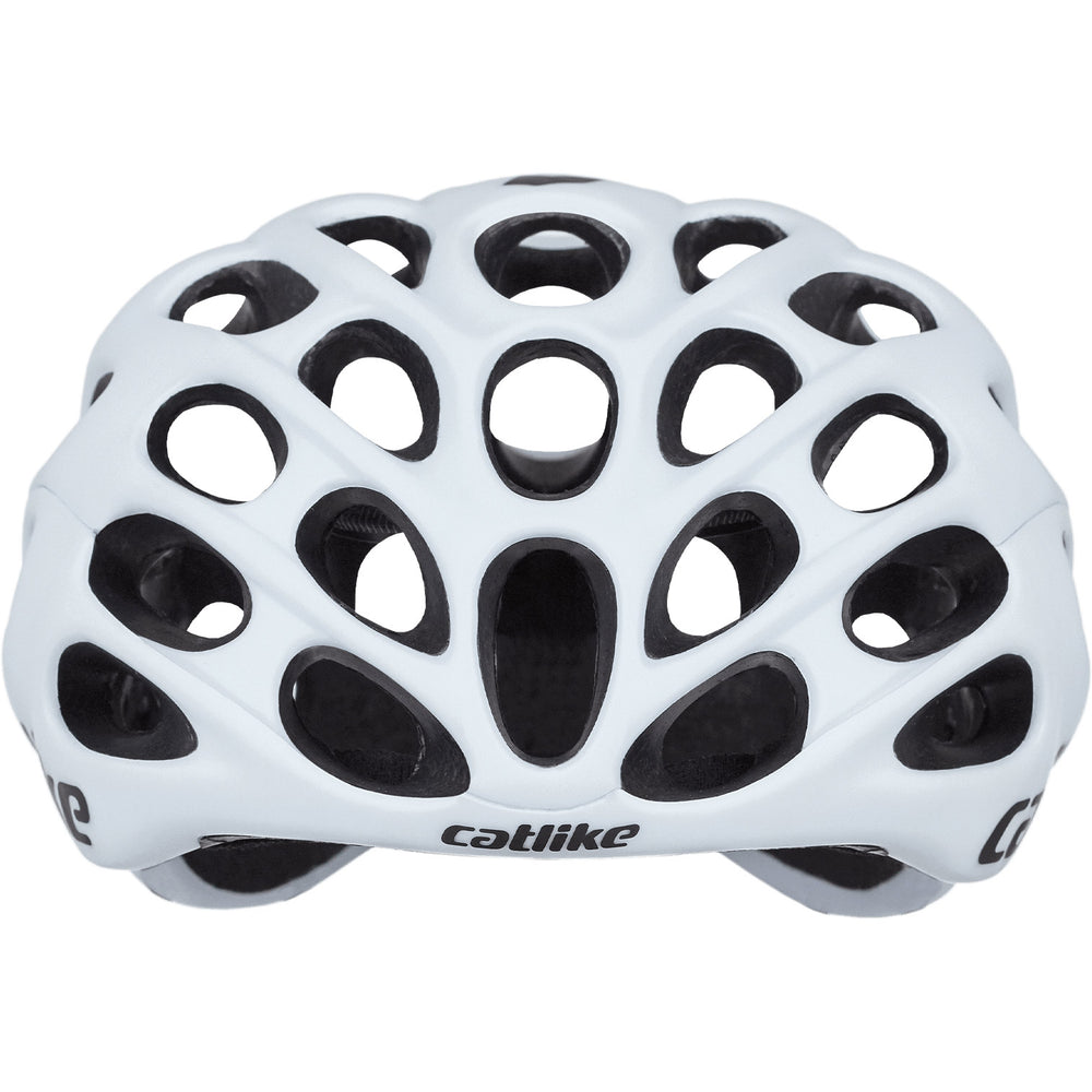 Katachtige racehelm Mixino maat S 52-54cm wit