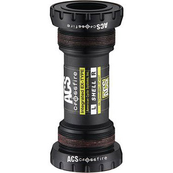 Acs bb-set bmx crossfire extern zwart