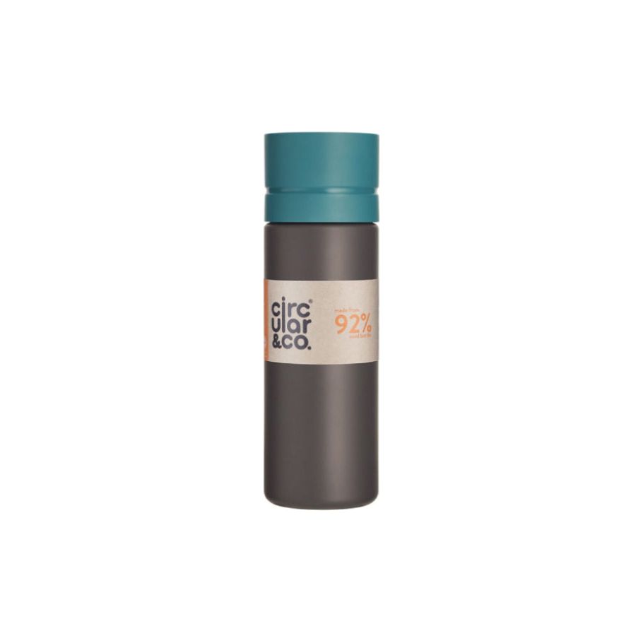 Circular Co. Circulaire Fles 600 ml Zwart Groen
