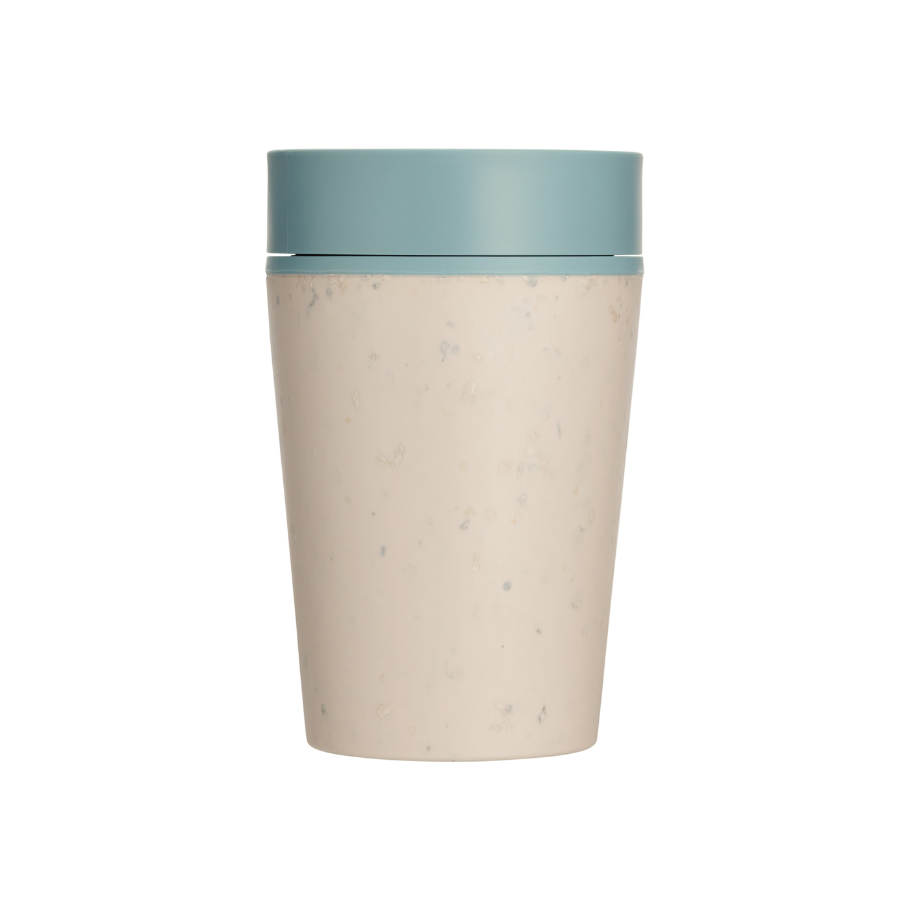 Circular Co. Koffiebeker Ronde Beker 227 ml Creme Blauw