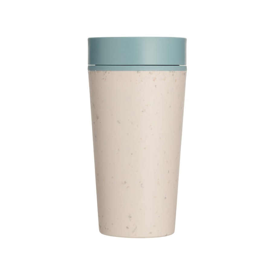 Circular Co. Koffiebeker Ronde Beker 340 ml Creme Blauw