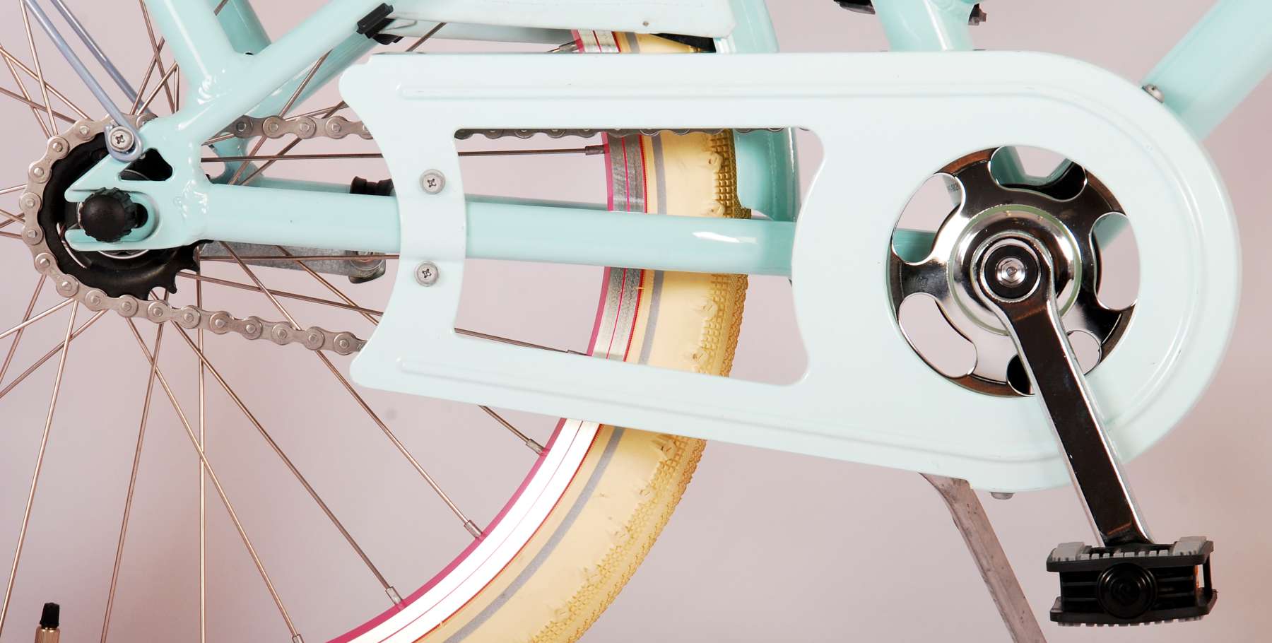 Volare Oma Classic Kinderfiets - Meisjes - 20 inch - Licht Blauw