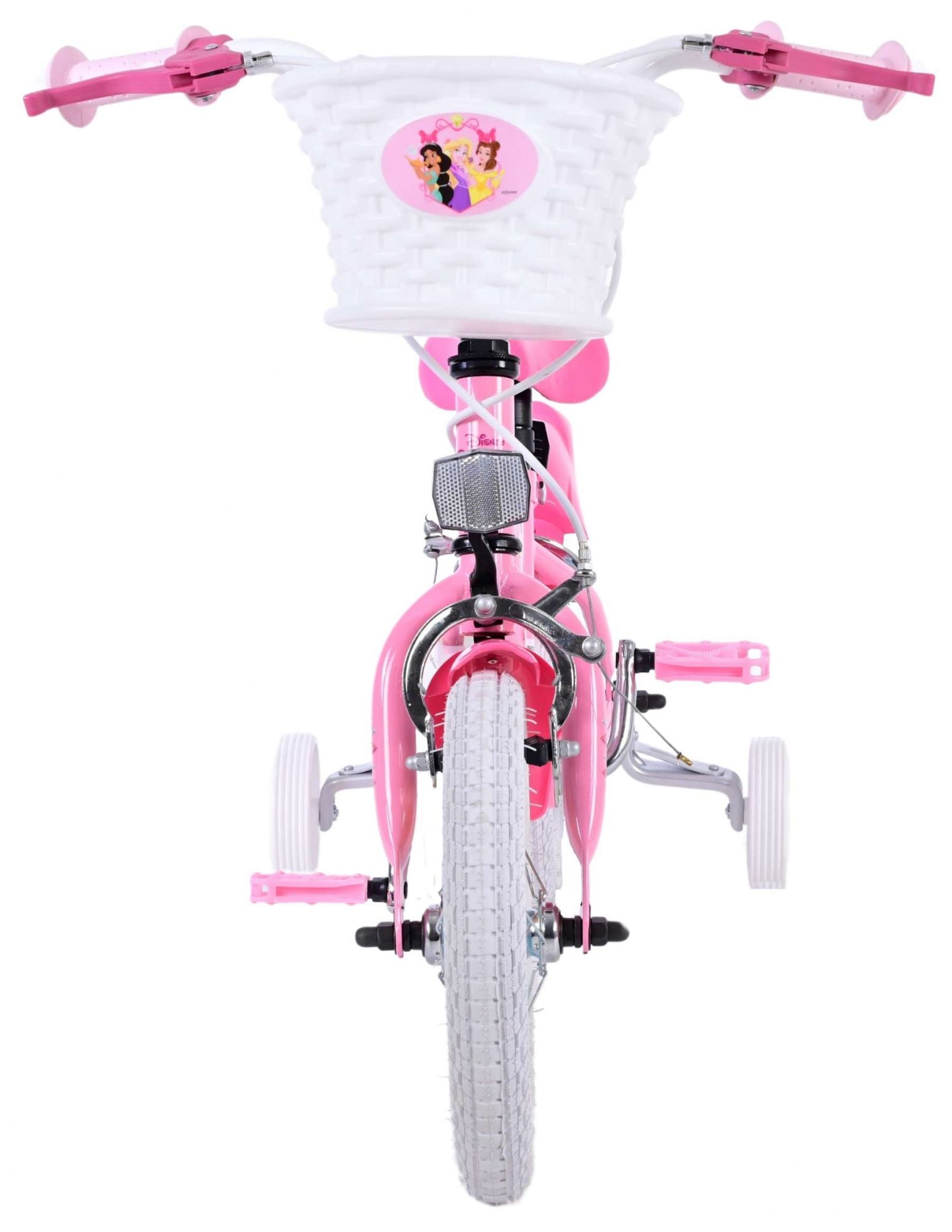 Disney Princess Kinderfiets Meisjes 12 inch Roze Twee Handremmen