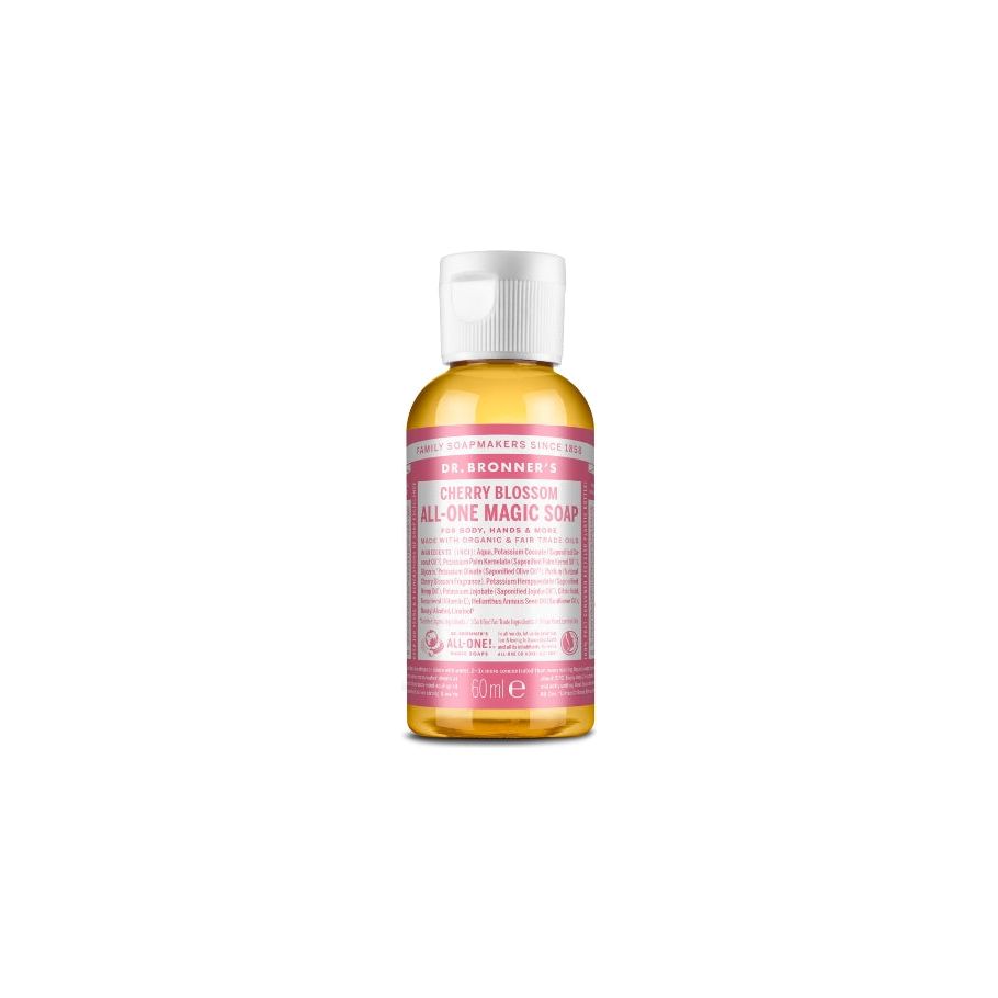 Dr. Bronner's Vloeibare Zeep Pure Castilië Kersenbloesem 60 ml