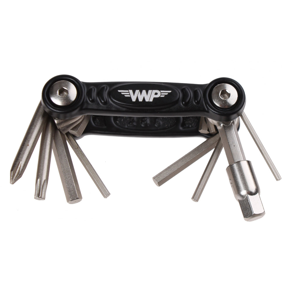Vwp gereedschapset zakgereedschap sleutelset zakmes-model 9 in 1