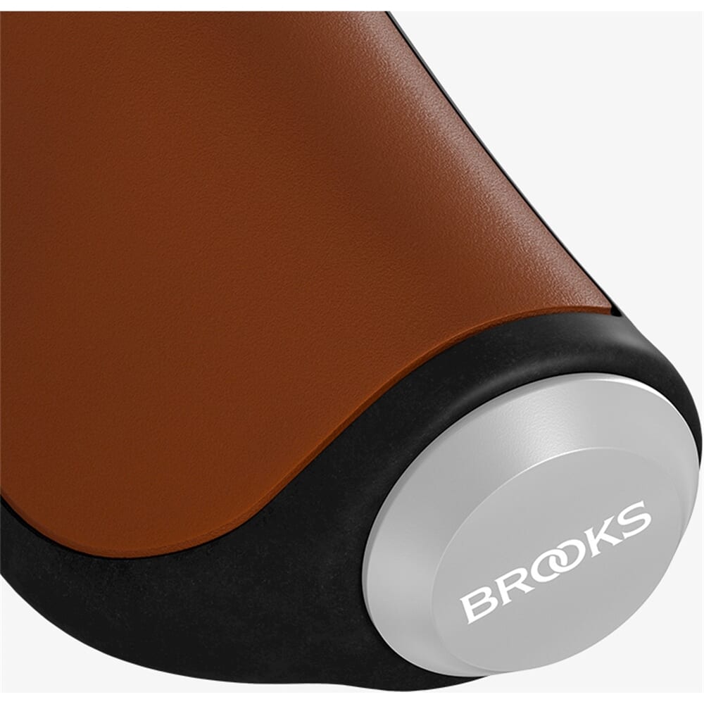 Brooks Handvatten Ergonomische leren grip 100 130mm honing