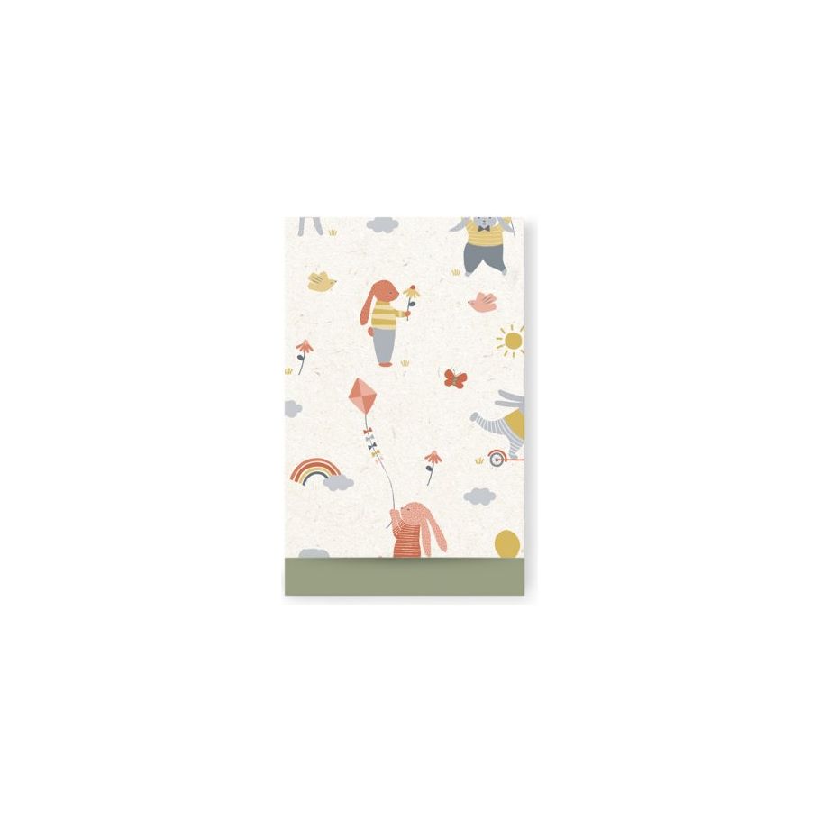 House of Products Cadeauzakjes Konijntjes Groen 12x19cm 200st