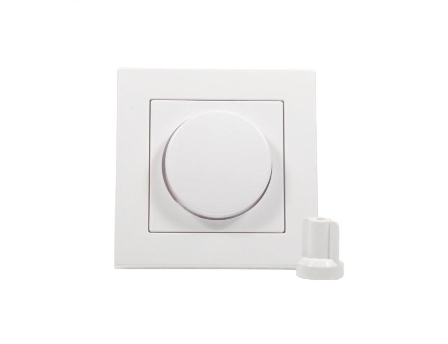 ION Industries Enkelvoudige dimmer afdekplaat Wit