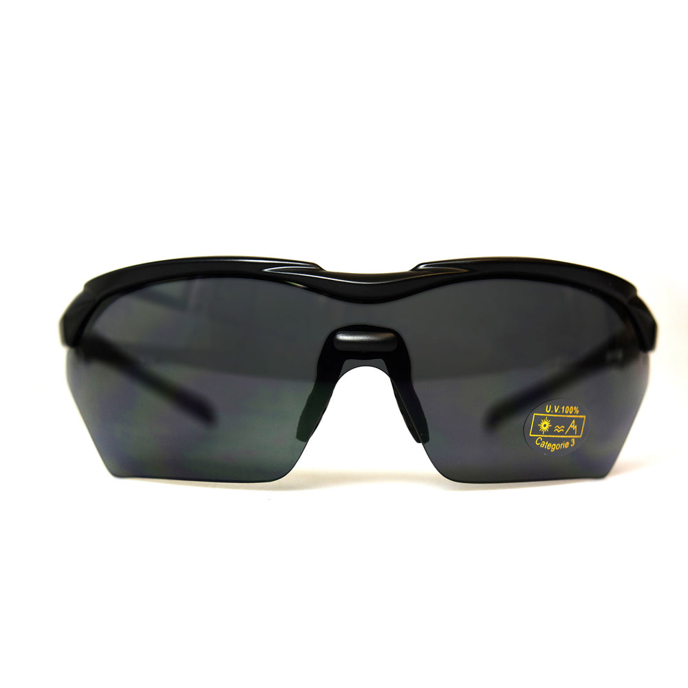VWP Lunettes noir-fumée full view Sport + verres transparents