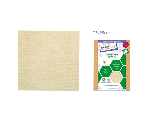 Beeskin Beeswax Wrap Medium 25x25 Natural print