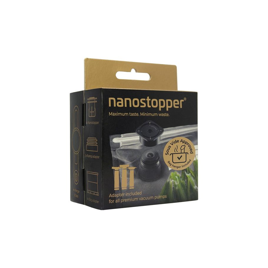 Airtender Nanostopper Voor het vacuüm trekken van levensmiddelen