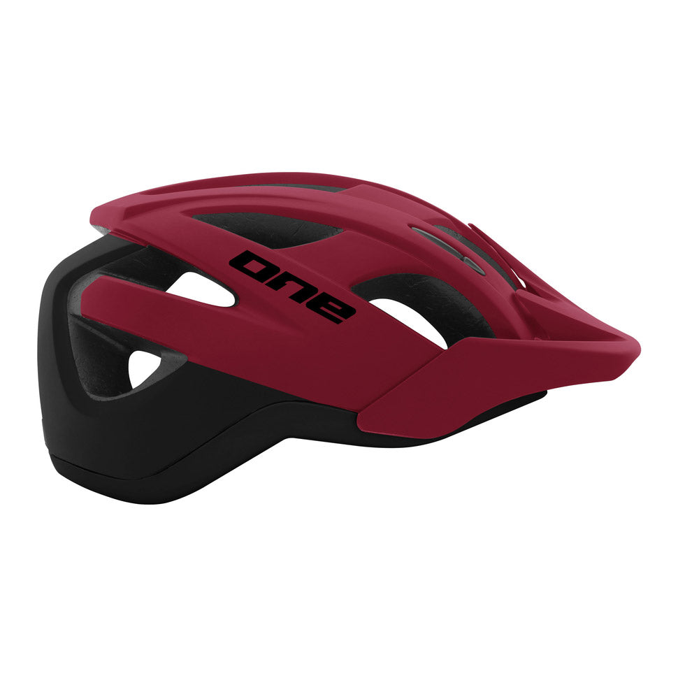 One helm trail pro sm (55-58) zwart rood