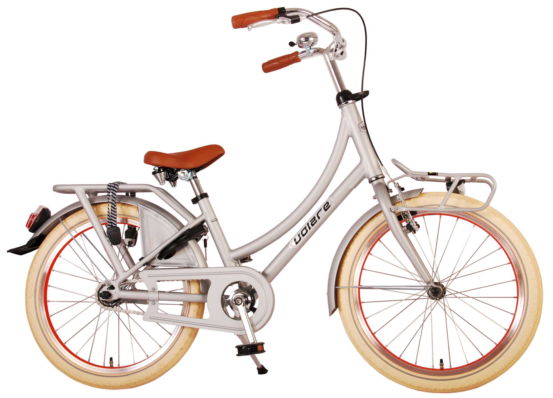 Volare Oma Classic Kinderfiets - Meisjes - 20 inch - Mat Zilver