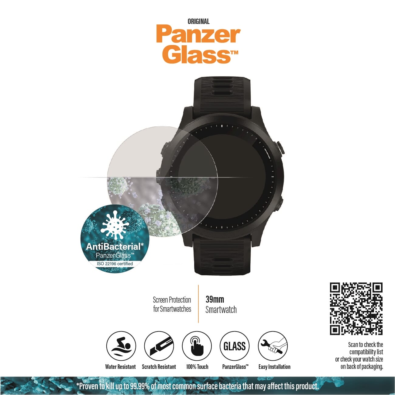 PanzerGlass PanzerGlasss SmartWatch 39mm schermbeschermer