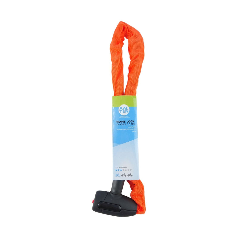 Antivol Porteur cityline 85cmx5.5mm orange