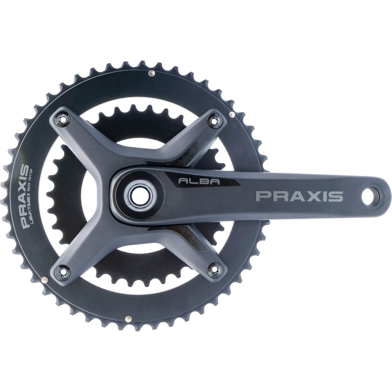 Praxis Crankstel Alba M30 DM X-spider 160 50 34T