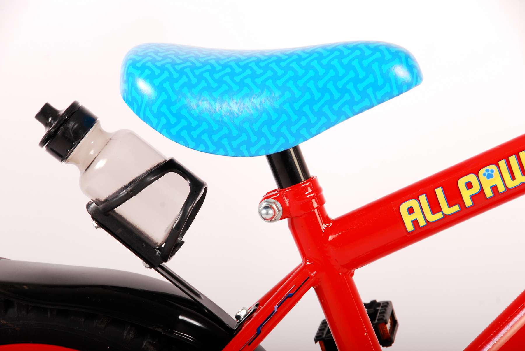 Paw patrol kinderfiets - jongens - 14 inch - rood blauw