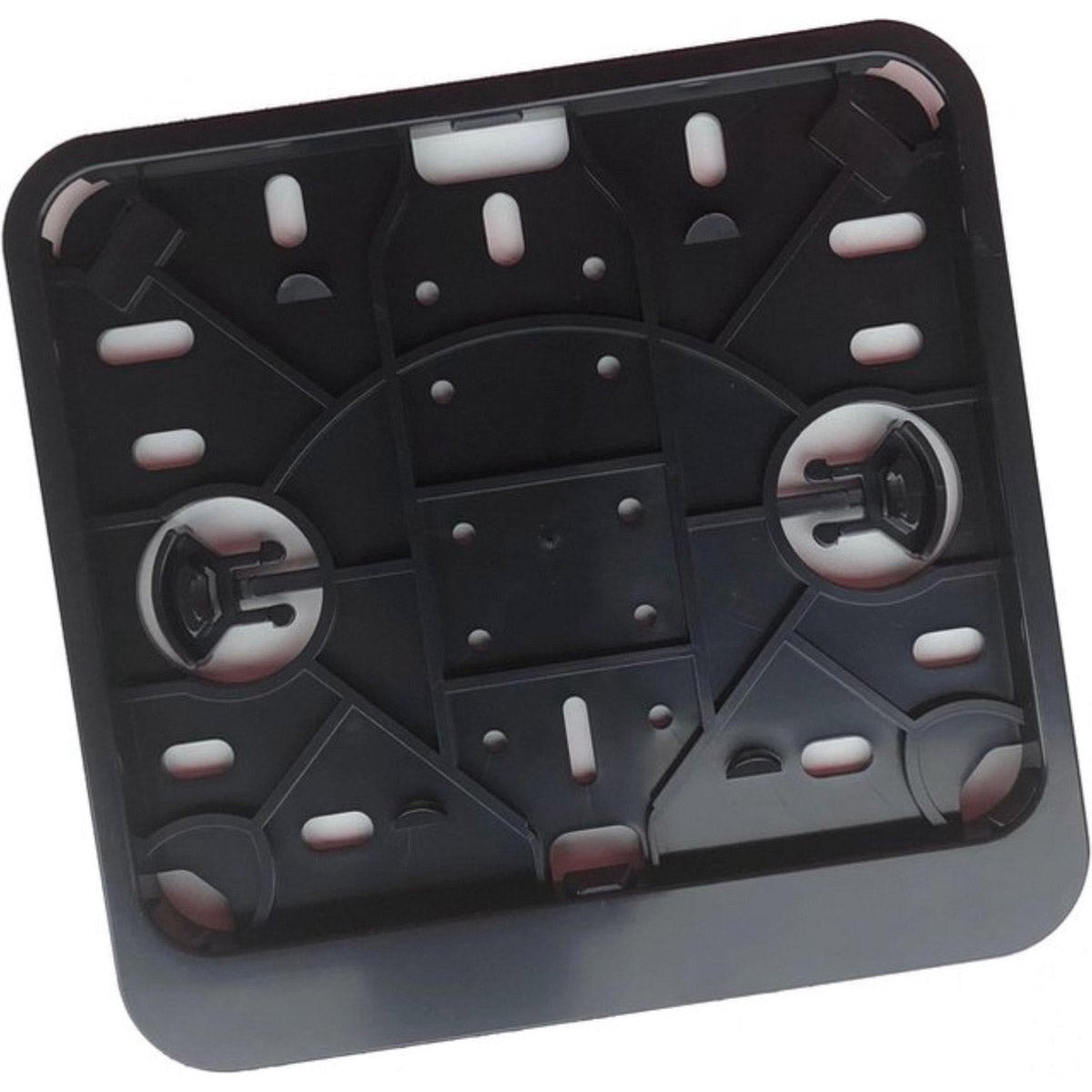 Kentekenplaathouder 145x125 kunstsof zwart nl