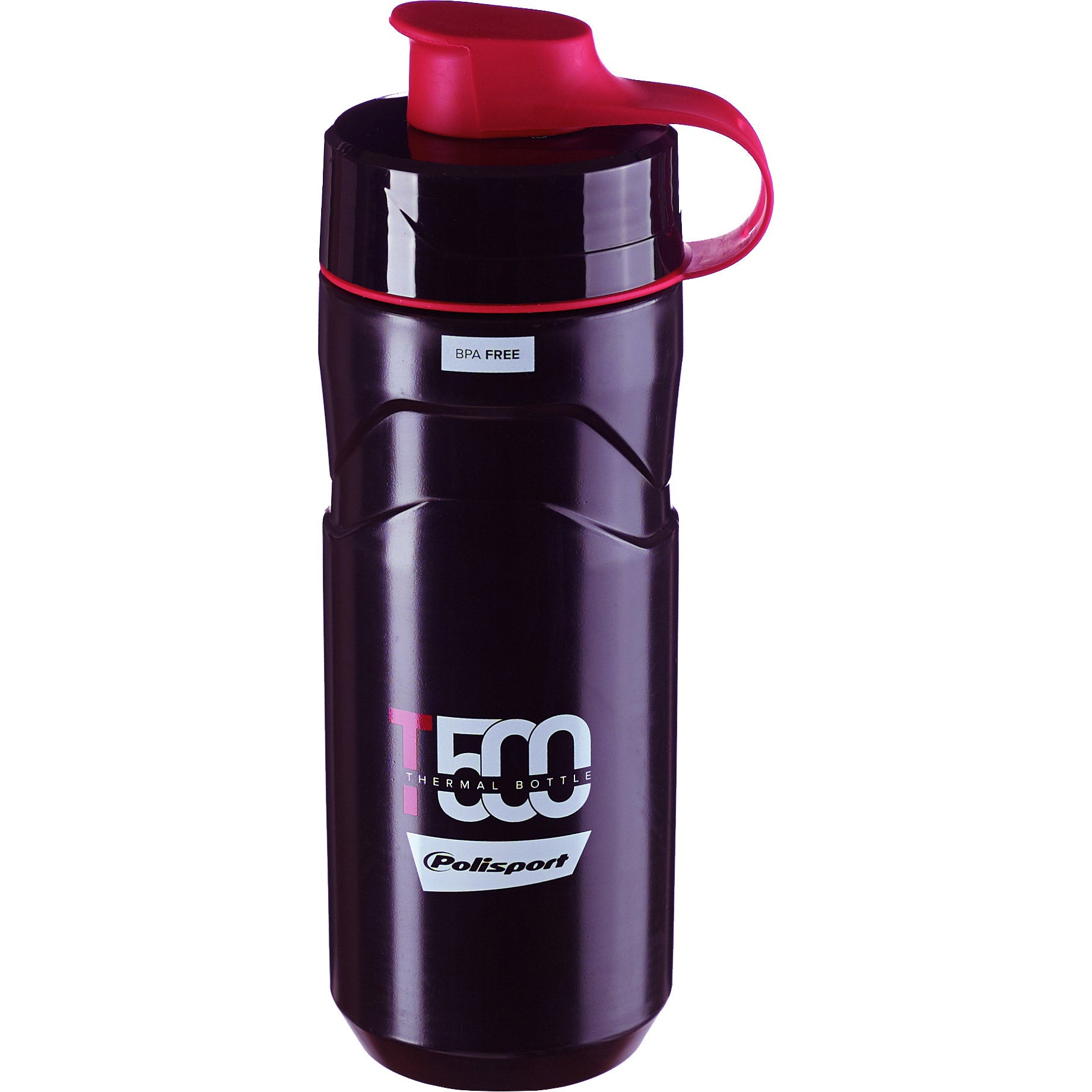 Polisport Bidon Thermal T500 500ml zwart-rood