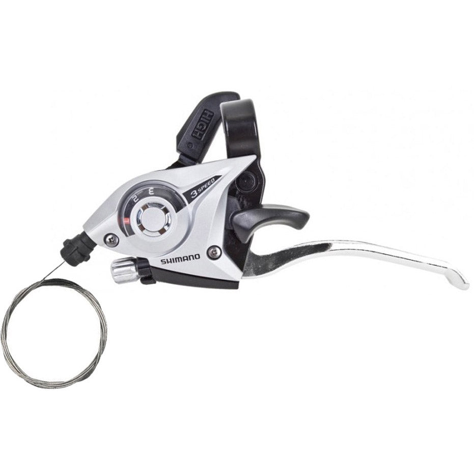 Shimano versteller EZ-Fire 3V ST-EF51 schakels 1800mm zilver