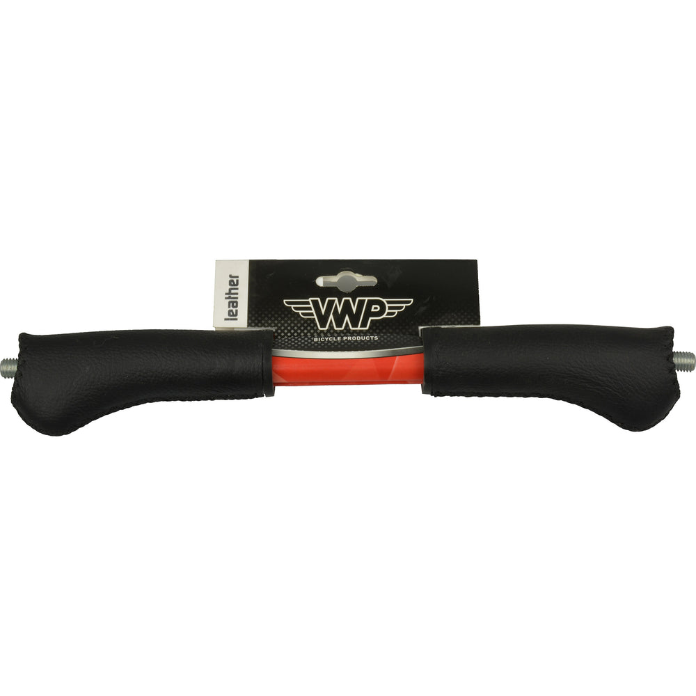 Vwp handvatset hybride 120 120mm verstelbaar leer zwart
