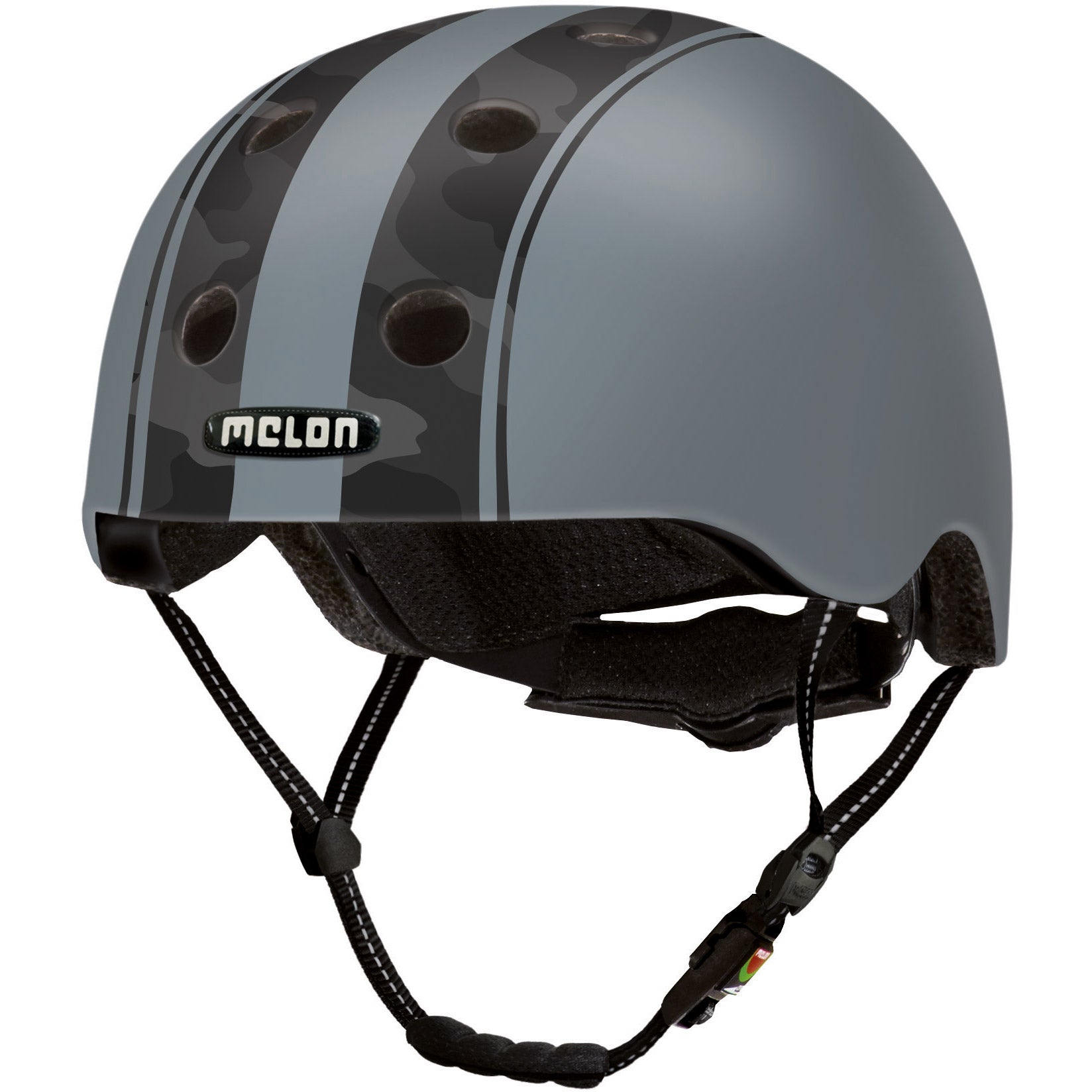 Meloenhelm Urban Active Double Camouflage Zwart XXS-S
