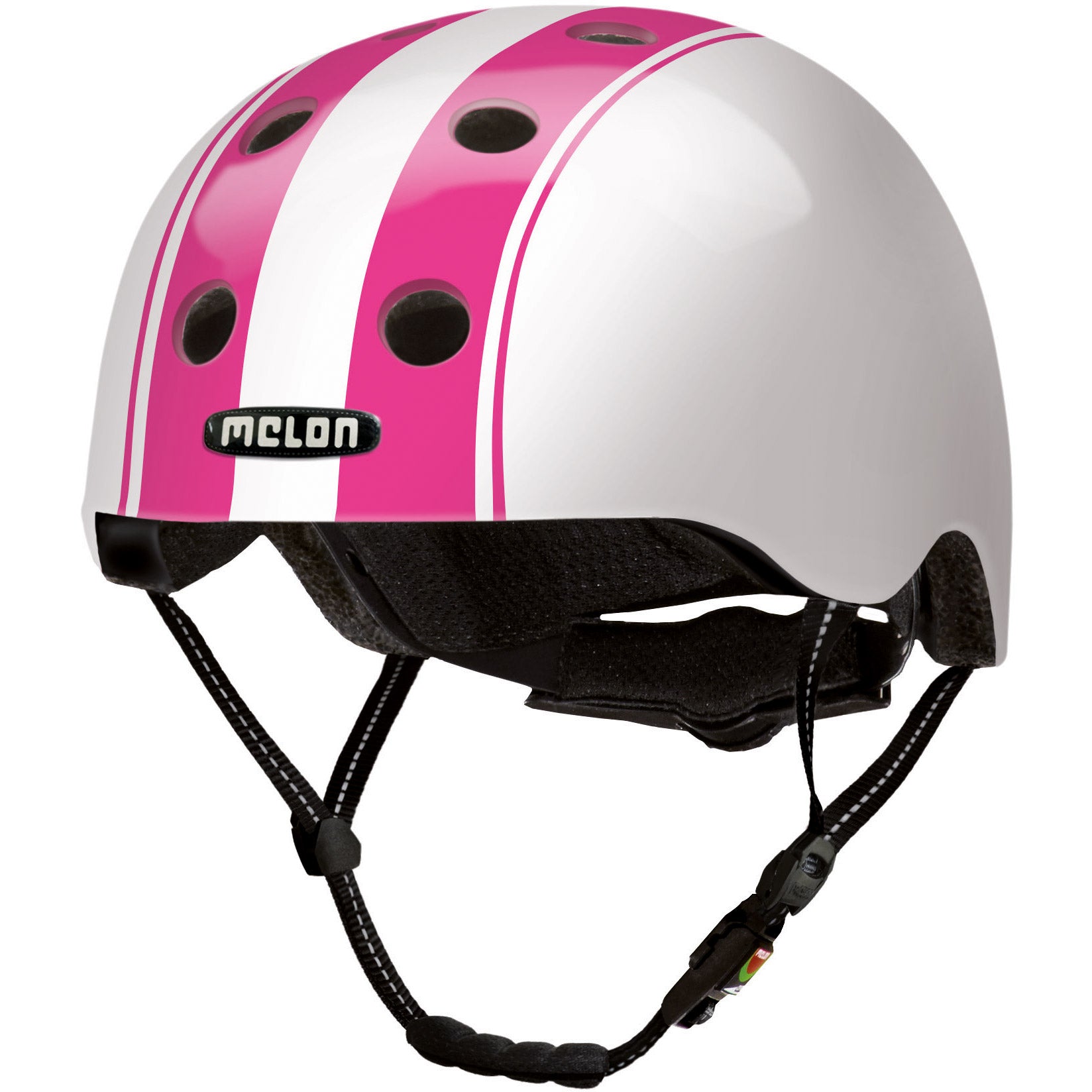 Meloenhelm Urban Active Double Pink White ML