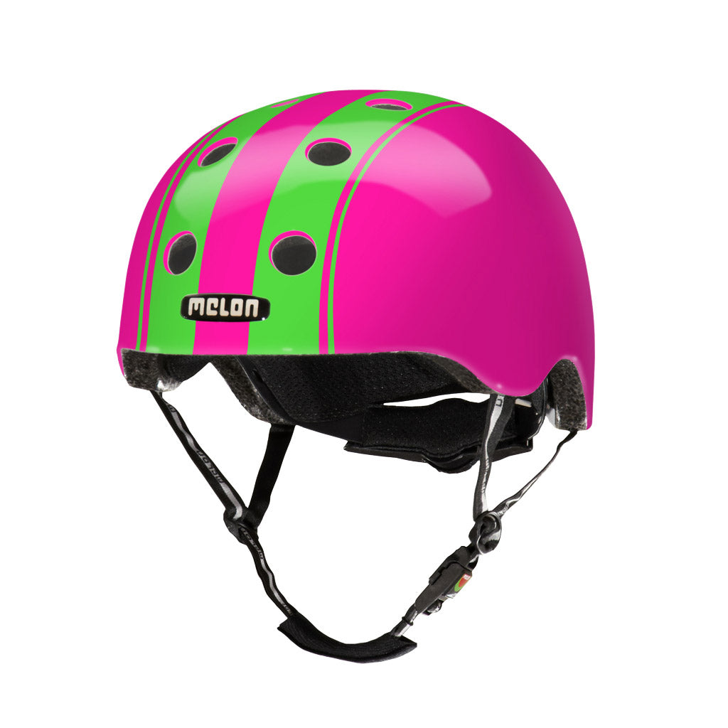 Meloenhelm Urban Active Double Groen Roze XXS-S