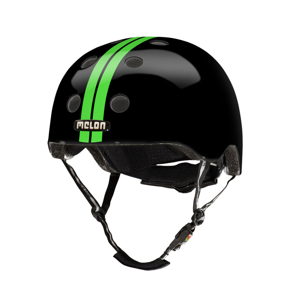 Meloenhelm Urban Active Straight Groen Zwart XXS-S
