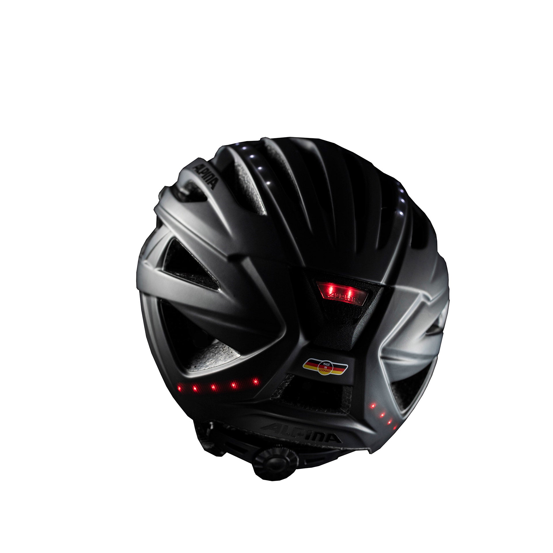 Alpina sports urban helm haga led 51-56 mat zwart