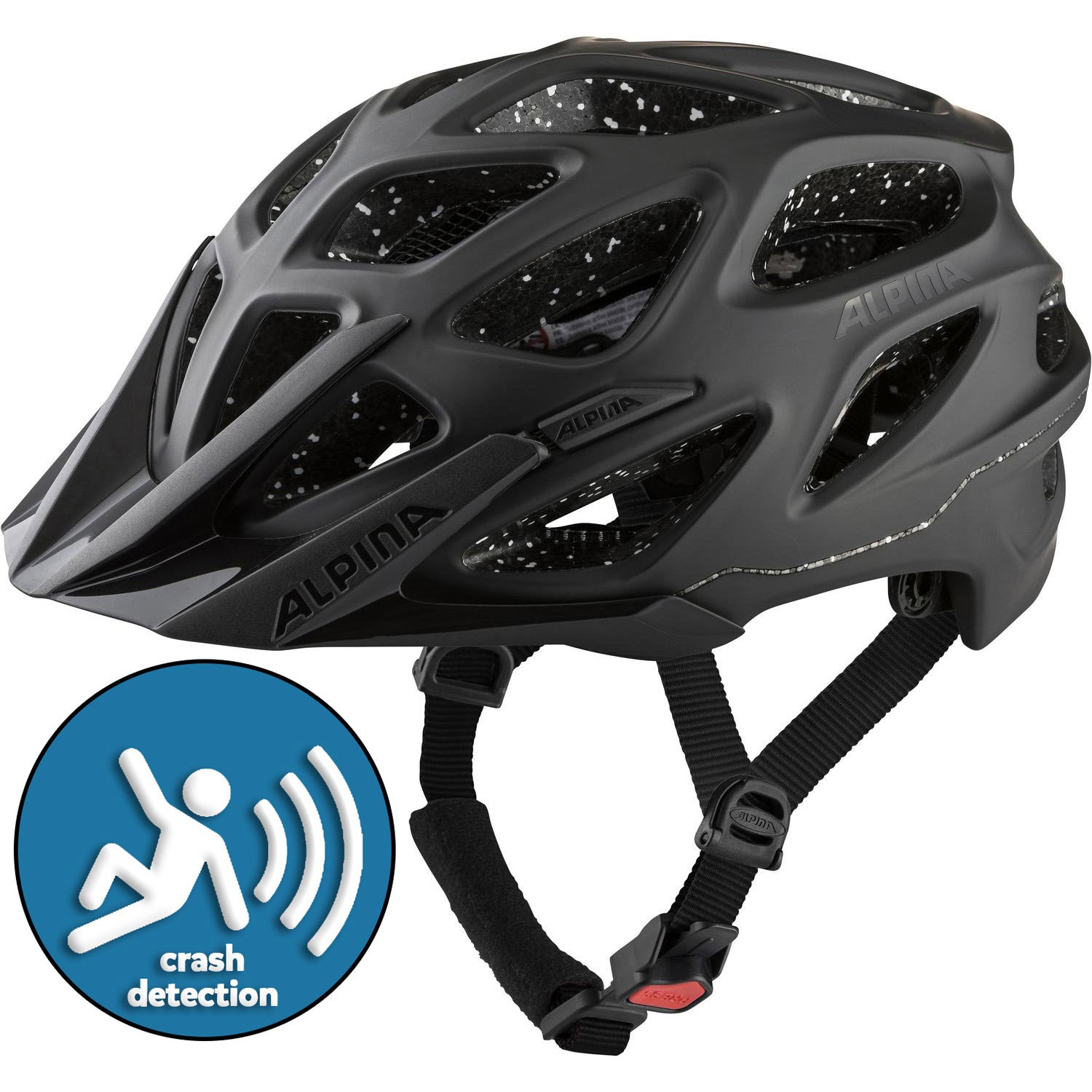Alpina Sports MTB-helm Mythos 3.0 Tocsen 52-57 mat zwart
