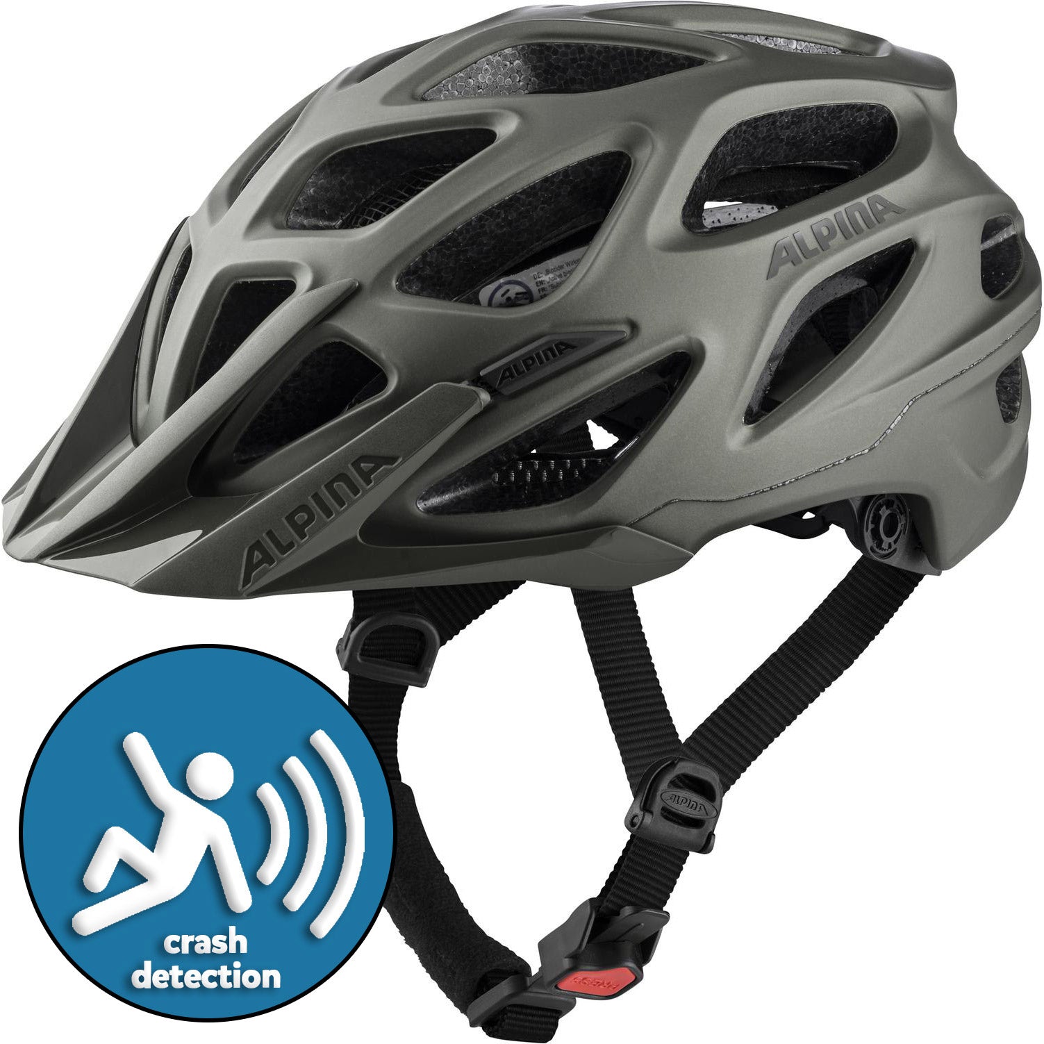 Alpina Sports MTB-helm Mythos 3.0 Tocsen 52-57 mat grijs
