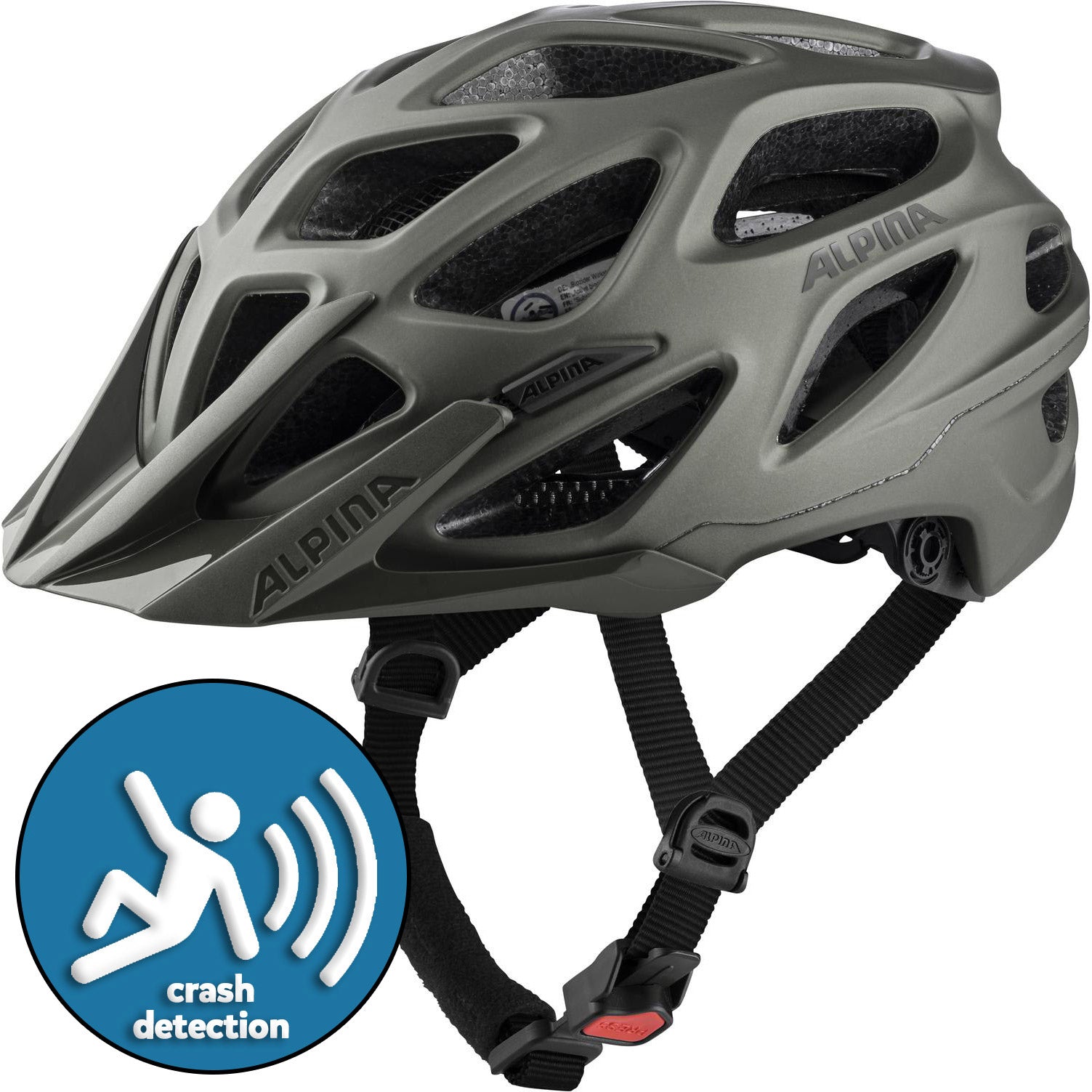 Alpina Sports MTB-helm Mythos 3.0 Tocsen 57-62 mat grijs