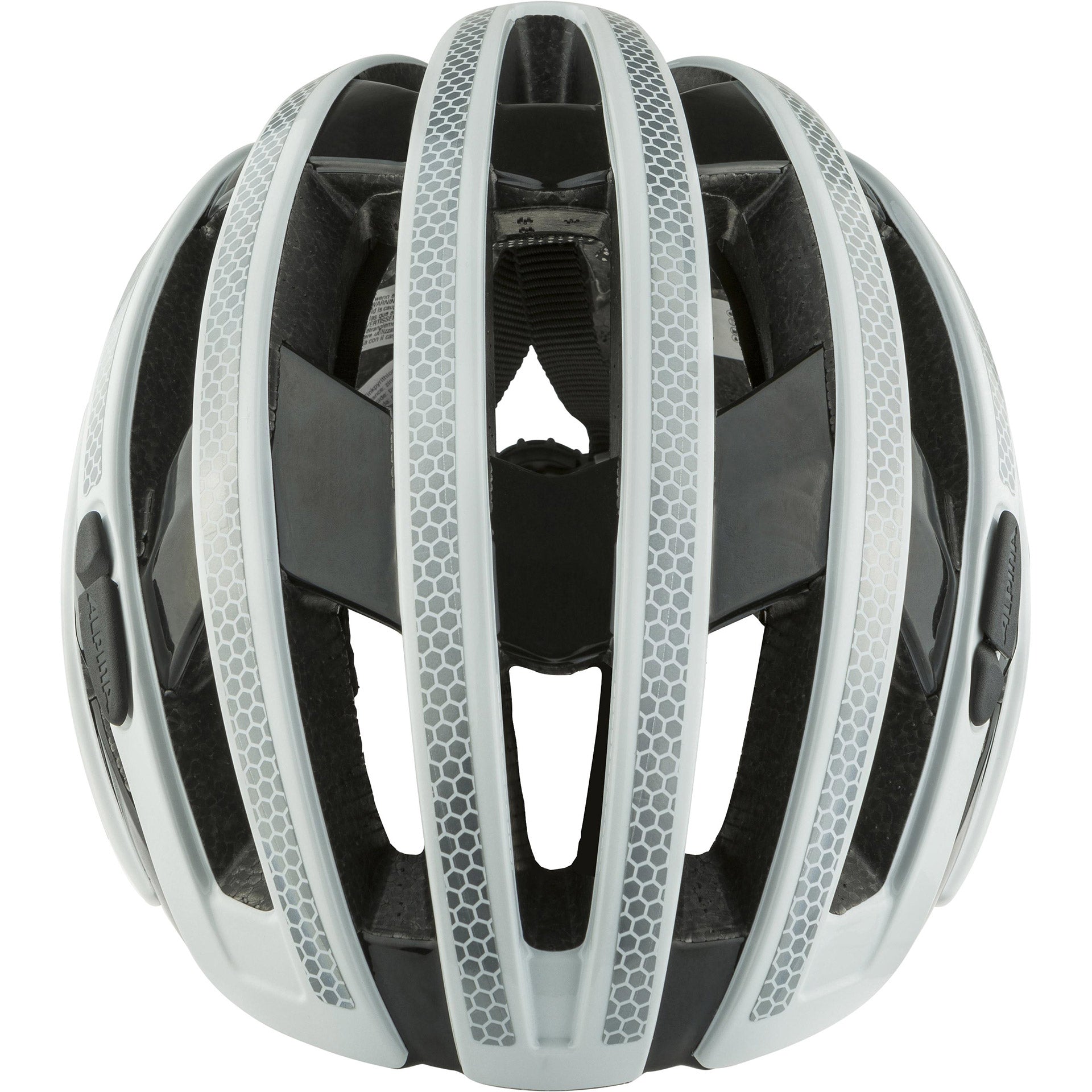 Alpina sports racehelm ravel reflective 51-56 glans wit