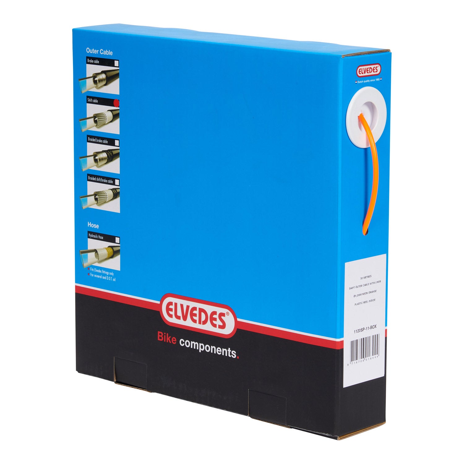 Lien Elvedes externe 4.2mm orange fluo (30m) 1120SP-11-BOX