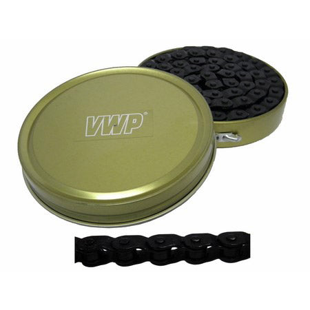 Vwp ketting 1 2-1 8 102 bmx fs teflon gecoat (in blik) zwart