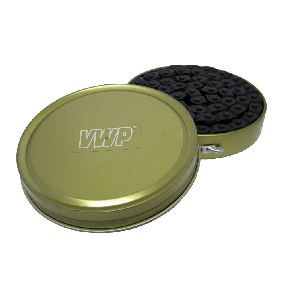 Vwp ketting 1 2-1 8 102 bmx fs teflon gecoat (in blik) zwart
