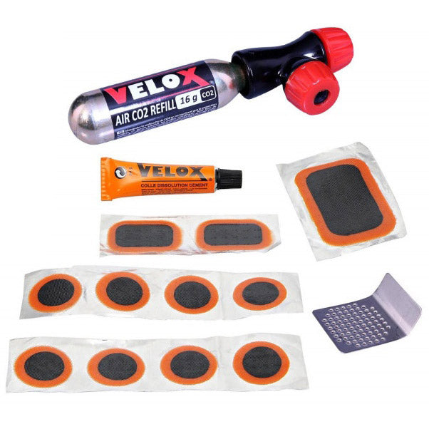 Velox reparatieset met co2 patroon 16g en drukregelaar