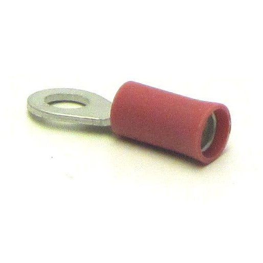 Bofix kabelschoen amp oogje m4 rood (25st)