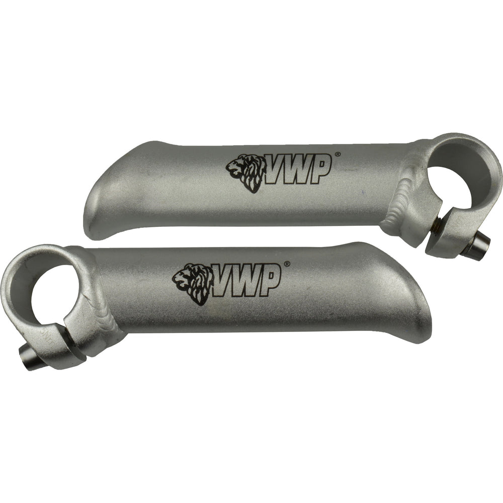 Vwp stuureinden gesmeed kort recht aluminium zilver